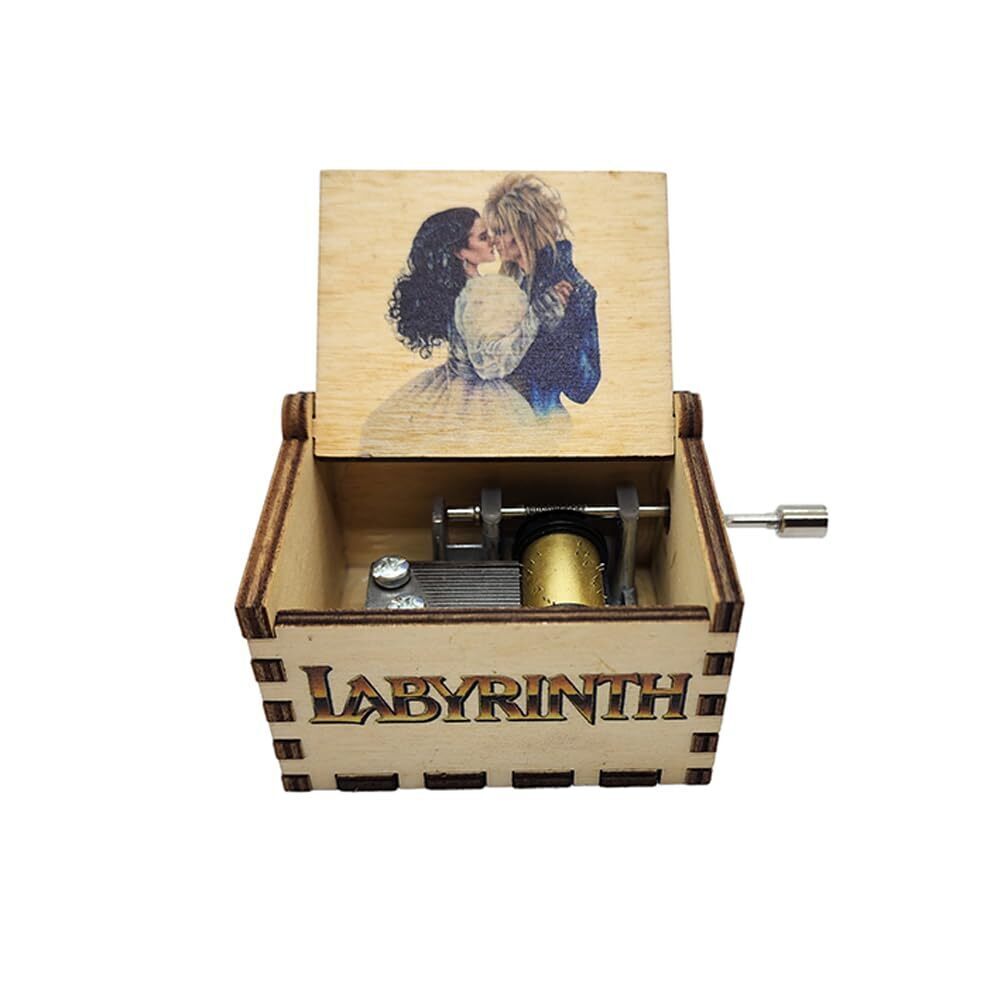 6558 Labyrinth Music Box As The World Falls Down Goblin King and Sarah